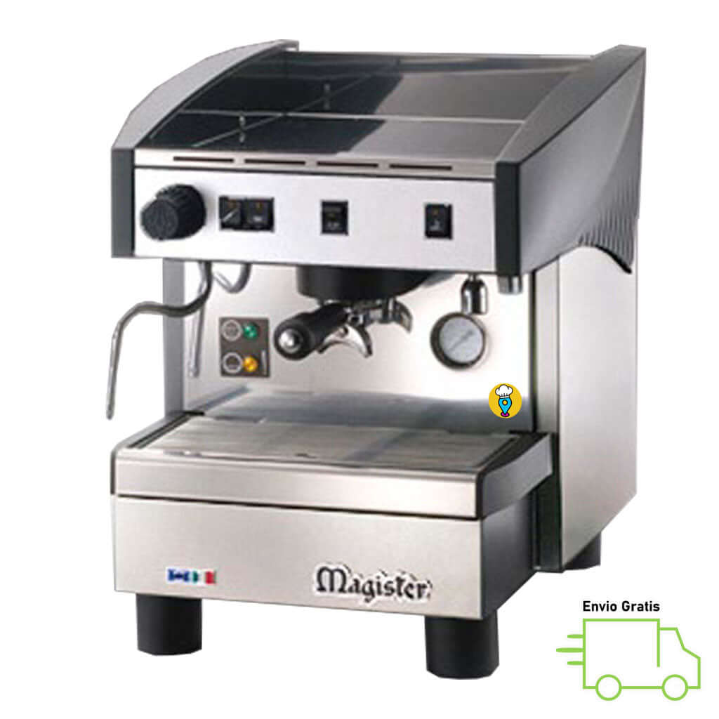 Cafetera Semiautomática Compacta de 1 Grupo MAGISTER - STILO MS60-Cafeteras Barista-MAGISTER-ElLugarDelChef.com