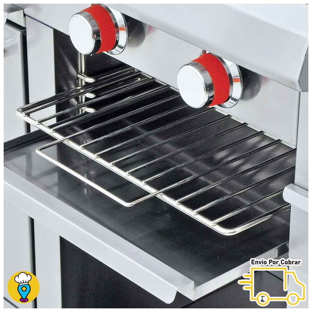 Estufa 2 Parrillas, Plancha, Gratinador y Horno CORIAT - MINICHEF PETIT-Estufas Múltiples-CORIAT-ElLugarDelChef.com