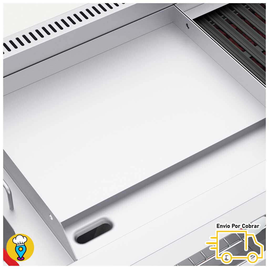 Estufa 2 Parrillas, Plancha, Horno, Gratinador, Asador y Freidora CORIAT - MULTIPLE PETIT-Estufas Múltiples-CORIAT-ElLugarDelChef.com