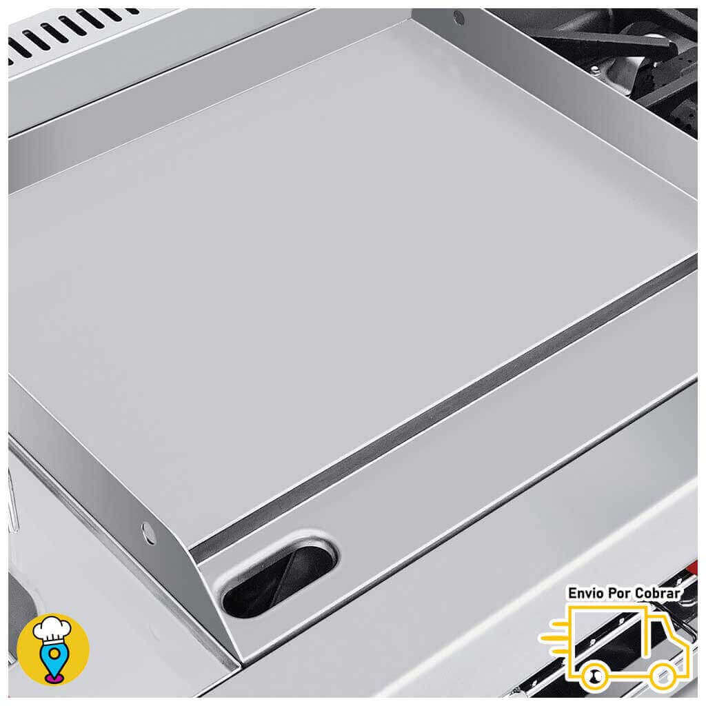 Estufa 2 Parrillas, Plancha, Horno, Gratinador y Freidora CORIAT - MULTICHEF PETIT-Estufas Múltiples-CORIAT-ElLugarDelChef.com