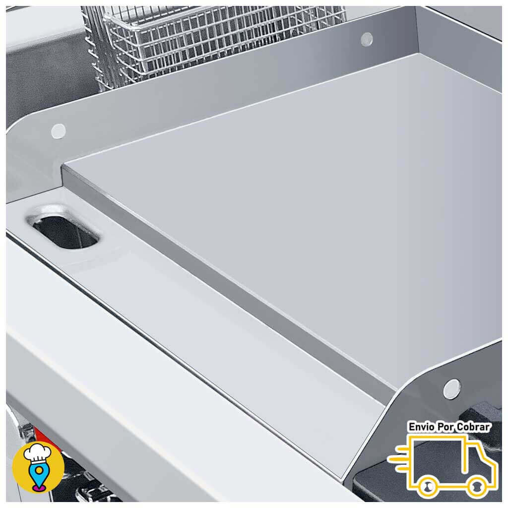 Estufa 2 Parrillas, Plancha, Horno, Gratinador y Freidora CORIAT - MULTICHEF PETIT TURBO-Estufas Múltiples-CORIAT-ElLugarDelChef.com