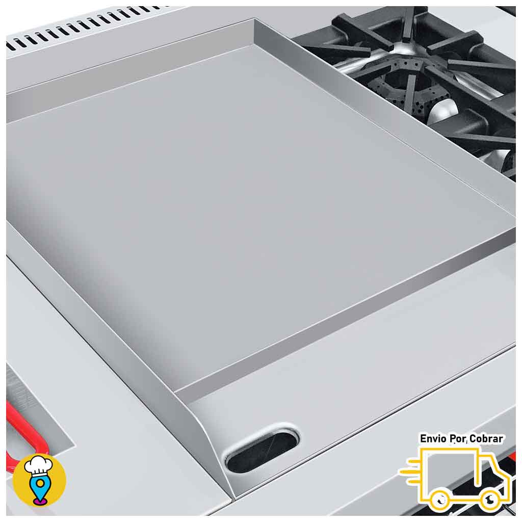 Estufa 4 Parrillas, Plancha, Gratinador, Freidora y Horno CORIAT - MULTICHEF MASTER TURBO-Estufas Múltiples-CORIAT-ElLugarDelChef.com