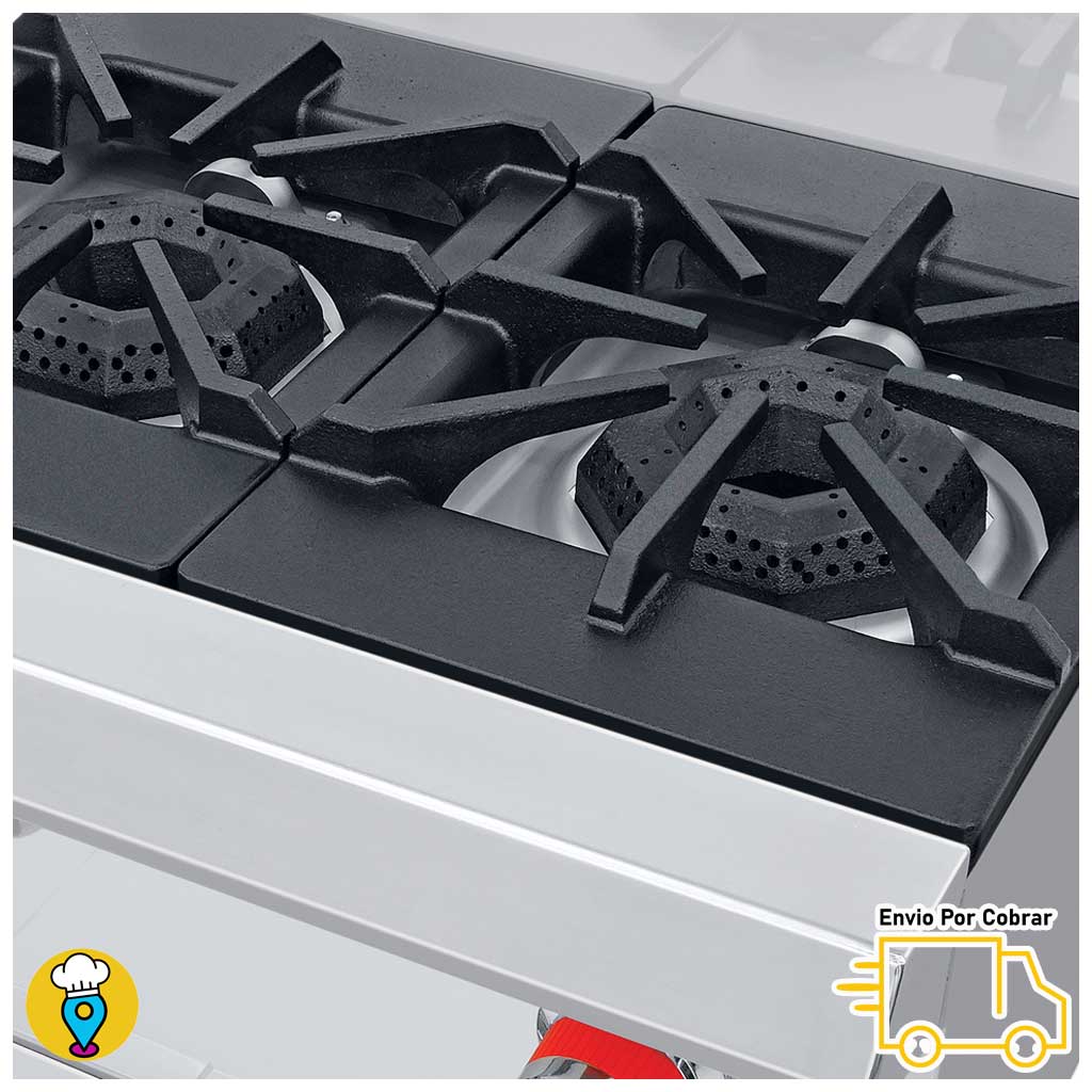 Estufa de Mesa 2 Parrillas, Plancha, Gratinador, Asador y Freidora CORIAT - MULTIPLE PETIT DE MESA-Estufas Múltiples de Mesa-CORIAT-ElLugarDelChef.com