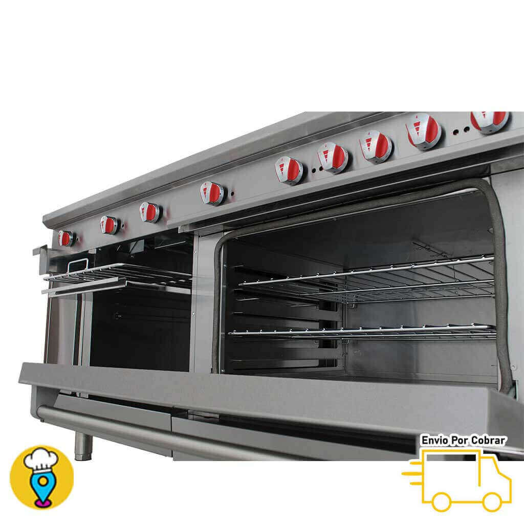 Estufa Universal para Restaurante Marca Drago Modelo UNIVFG/S-PD: Multifuncionalidad a su alcance-Estufas Múltiples-DRAGO-ElLugarDelChef.com
