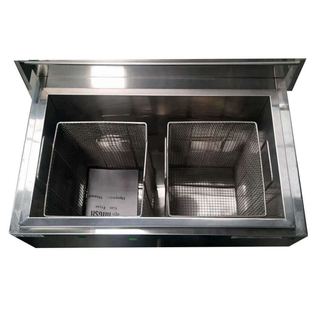 Freidora Industrial a Gas 28 Litros Migsa - HGF-74-Freidoras a Gas-MIGSA-ElLugarDelChef.com