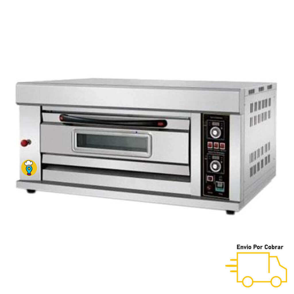 Horno a Gas 2 Charolas MIGSA - HGO-12-Hornos para Pizzas-MIGSA-ElLugarDelChef.com