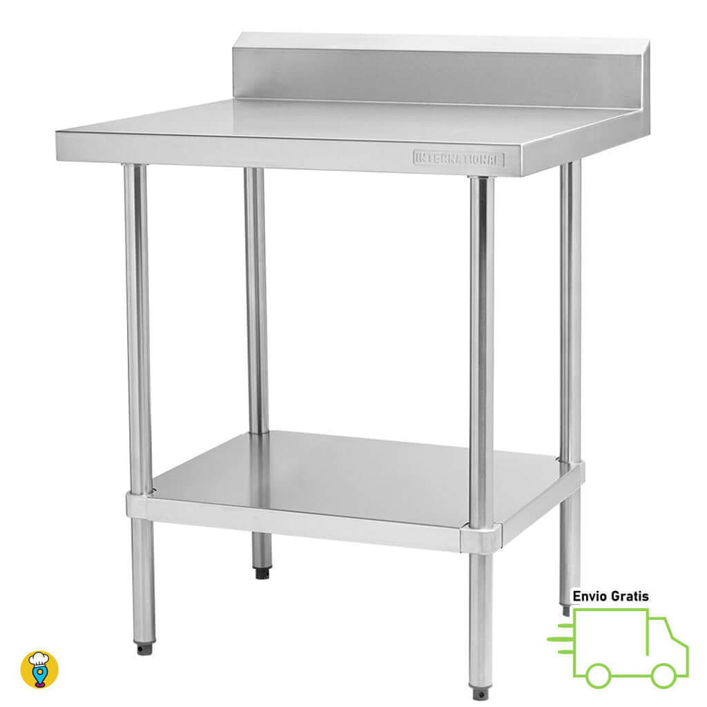 Mesa de Trabajo INTERNATIONAL - MEL 1200-Mesas de Trabajo en Acero Inoxidable-INTERNATIONAL-ElLugarDelChef.com