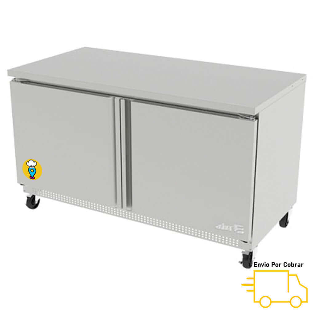 Mesa Fría de Congelación Bajo Barra ASBER - AUTF-48HC-Mesa de Trabajo de Congelación-ASBER-ElLugarDelChef.com