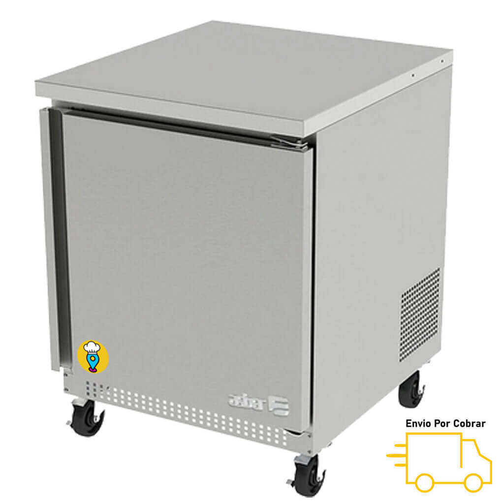 Mesa Refrigerada Bajo Barra ASBER - AUTR-27HC-Mesas de Trabajo Refrigeradas-ASBER-ElLugarDelChef.com