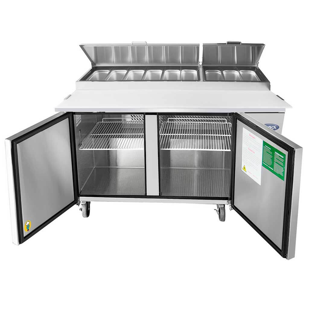 Mesa Refrigerada para Pizzas Atosa MPF8202GR - Conservación y Preparación de Pizzas con Eficiencia-Mesas Frías para Pizzas-ATOSA-ElLugarDelChef.com