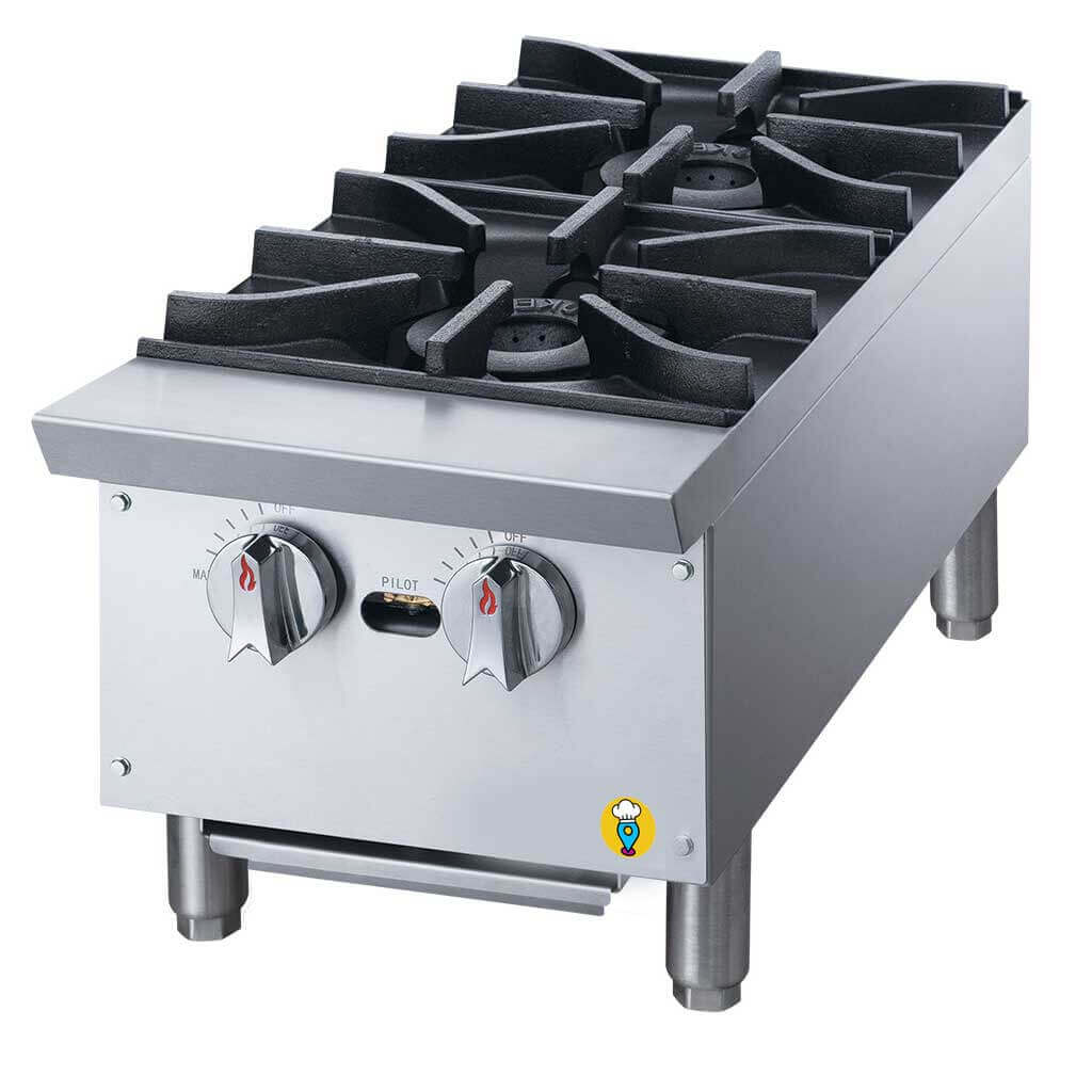 Parrilla a gas 2 Quemadores Migsa XRB-2-MG-Parrillas a Gas-MIGSA-ElLugarDelChef.com