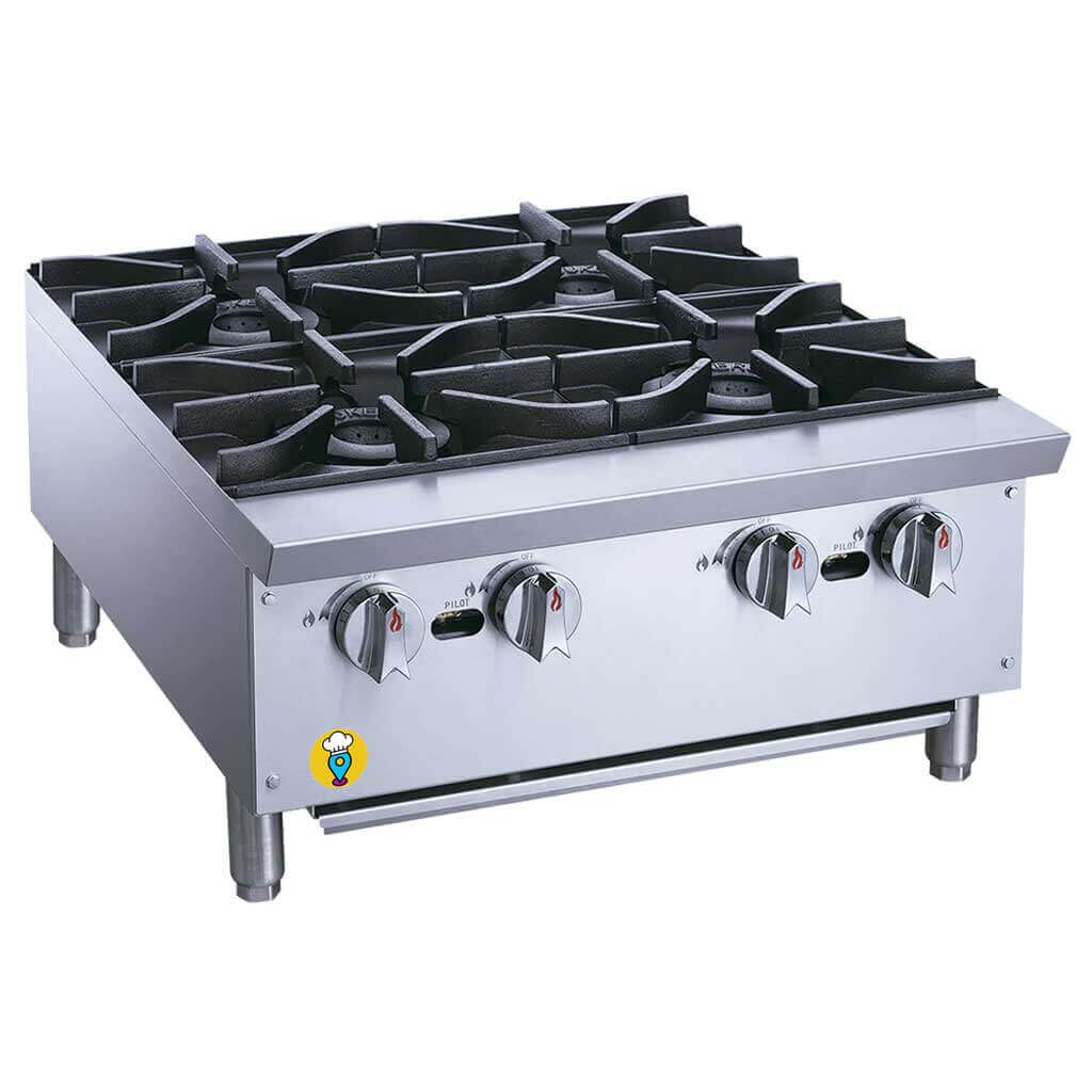 Parrilla a gas de 4 Quemadores Migsa XRB-4-MG-Parrillas a Gas-MIGSA-ElLugarDelChef.com