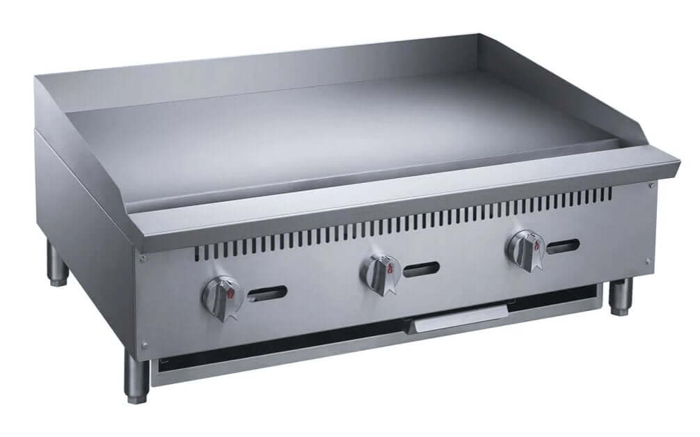 Plancha Comercial a Gas 3 Quemadores MIGSA - MGRG-36-MG-Planchas a Gas-MIGSA-ElLugarDelChef.com