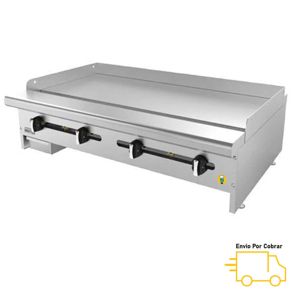 Plancha Lisa a Gas Placa de 3/4" ASBER - AEMG-60-H-Planchas-ASBER-ElLugarDelChef.com