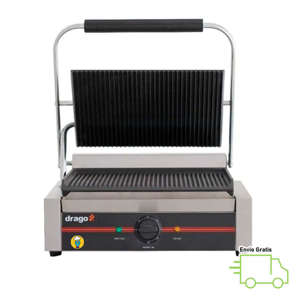 Plancha Panini DRAGO - GH-811E-Panineras-DRAGO-ElLugarDelChef.com