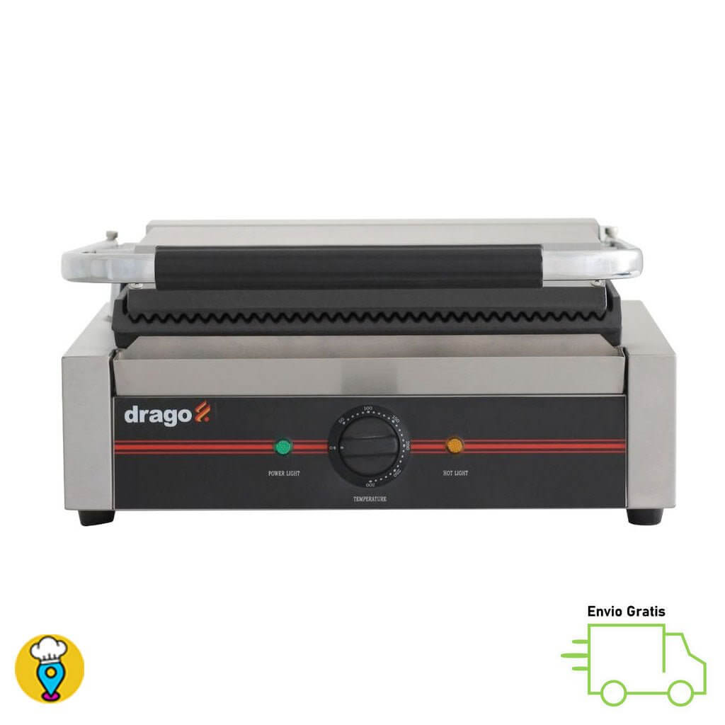 Plancha Panini DRAGO - GH-811E-Panineras-DRAGO-ElLugarDelChef.com