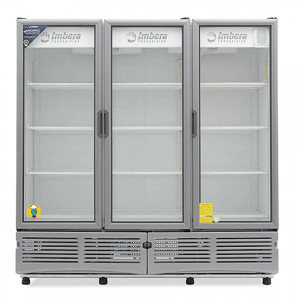Refrigerador Comercial Imbera G372 - Potencia y Eficiencia para tu Negocio Gastronómico-Refrigeradores Puerta de Cristal-IMBERA-ElLugarDelChef.com