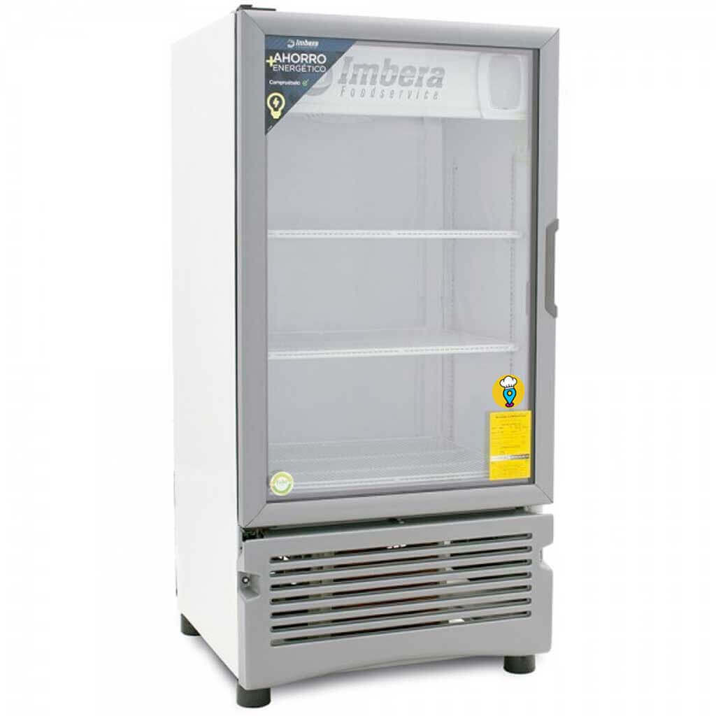 Refrigerador Comercial Imbera VR11 - Conservación Eficiente para tu Negocio Gastronómico-Refrigeradores Puerta de Cristal-IMBERA-ElLugarDelChef.com