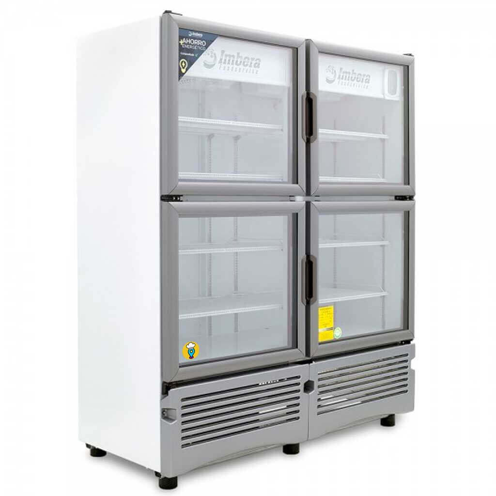 Refrigerador Comercial Imbera VR35-4PC: Eficiencia y calidad para tu negocio gastronómico-Refrigeradores Puerta de Cristal-IMBERA-ElLugarDelChef.com