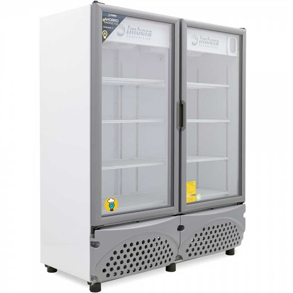 Refrigerador Comercial Imbera VR35 - Potencia y Eficiencia para tu Negocio Gastronómico-Refrigeradores Puerta de Cristal-IMBERA-ElLugarDelChef.com