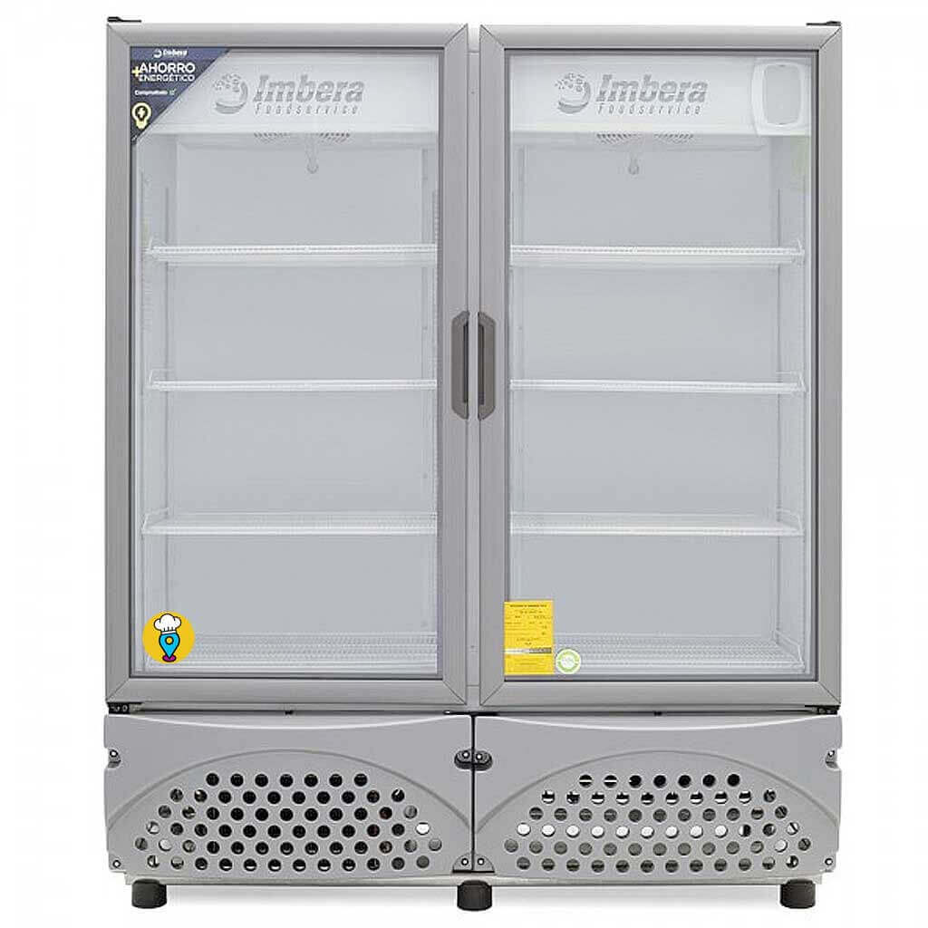 Refrigerador Comercial Imbera VR35 - Potencia y Eficiencia para tu Negocio Gastronómico-Refrigeradores Puerta de Cristal-IMBERA-ElLugarDelChef.com