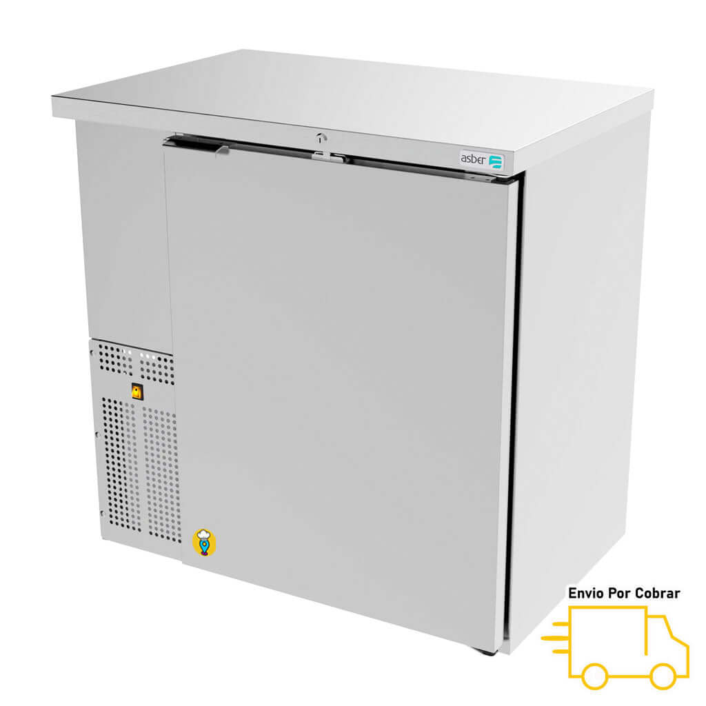 Refrigerador Contrabarra en Acero Inoxidable ASBER - ABBC-24-36S HC-Refrigeradores Contrabarra-ASBER-ElLugarDelChef.com