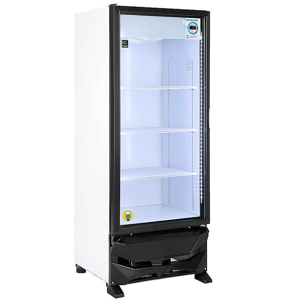 Refrigerador Criotec 1 puerta 13 pies CFX-13-Refrigeradores Puerta de Cristal-CRIOTEC-ElLugarDelChef.com