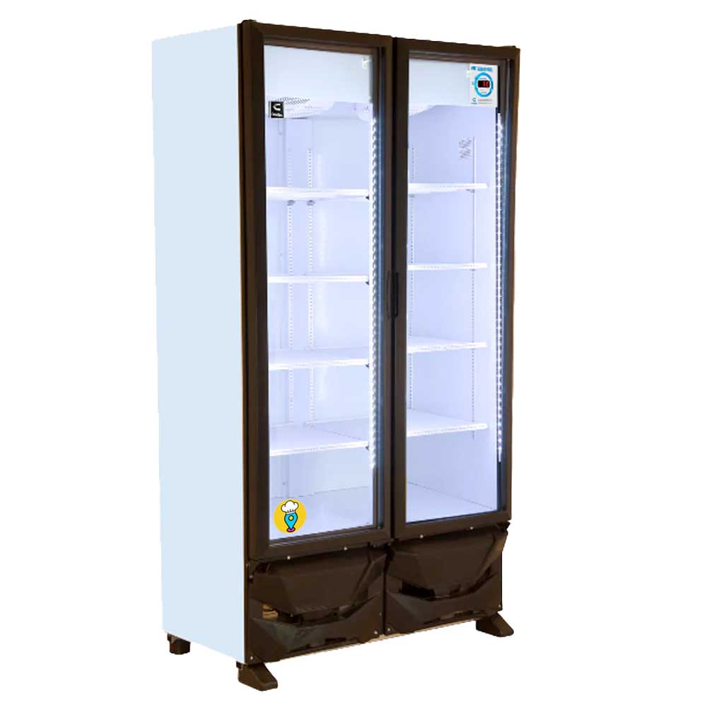 Refrigerador Criotec 2 puertas CFX-24-2P: la solución eficiente para su negocio gastronómico-Refrigeradores Puerta de Cristal-CRIOTEC-ElLugarDelChef.com