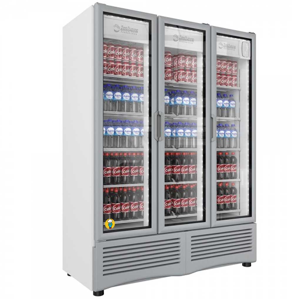 Refrigerador Imbera G342-3PC: Mantén tus alimentos frescos con estilo y eficiencia-Refrigeradores Puerta de Cristal-IMBERA-ElLugarDelChef.com