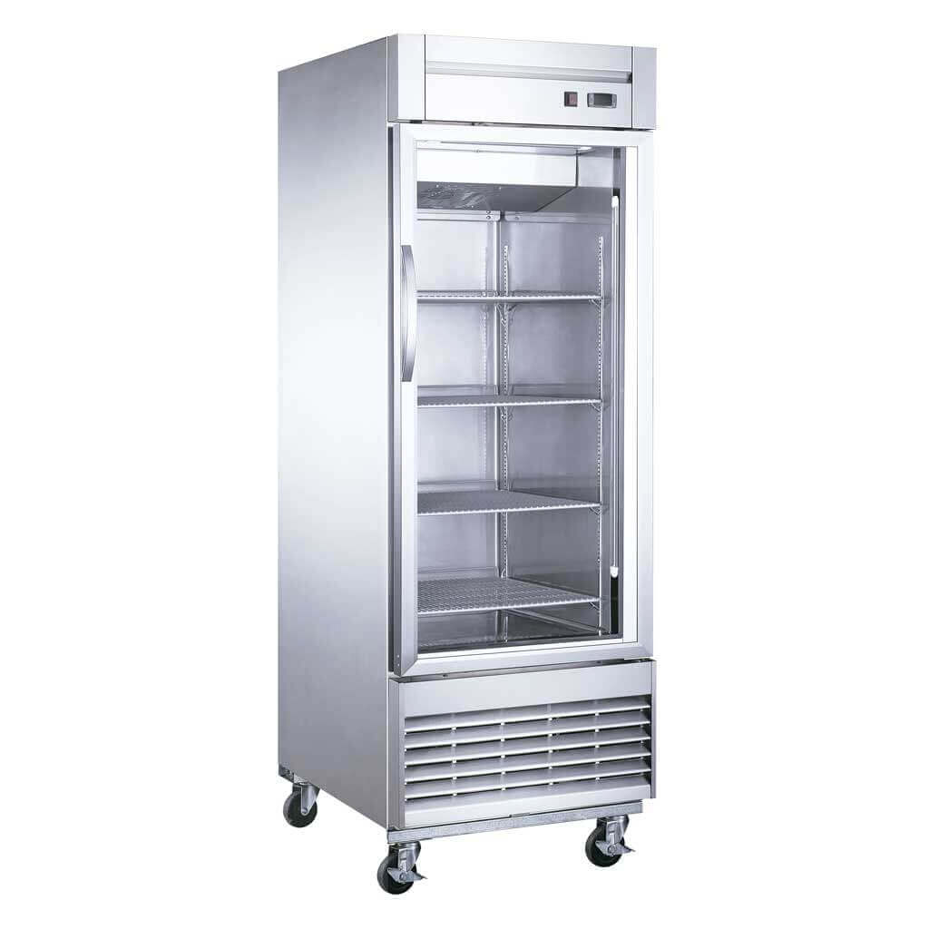 Refrigerador puerta de Cristal 23 pies Migsa - UR27C1G-Refrigeradores en Acero Inoxidable-MIGSA-ElLugarDelChef.com