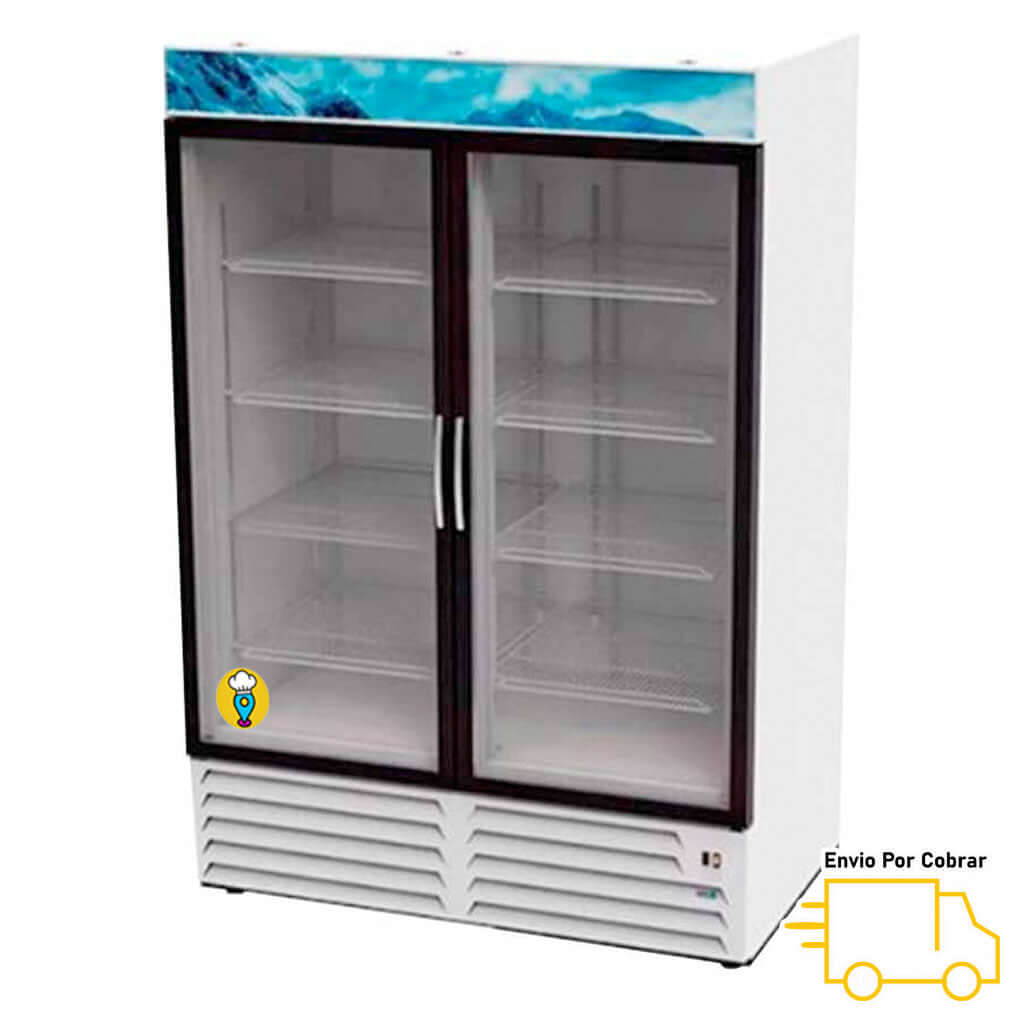 Refrigerador Puerta de Cristal 37 pies ASBER - ARMD-37HC-Refrigeradores Puerta de Cristal-ASBER-ElLugarDelChef.com