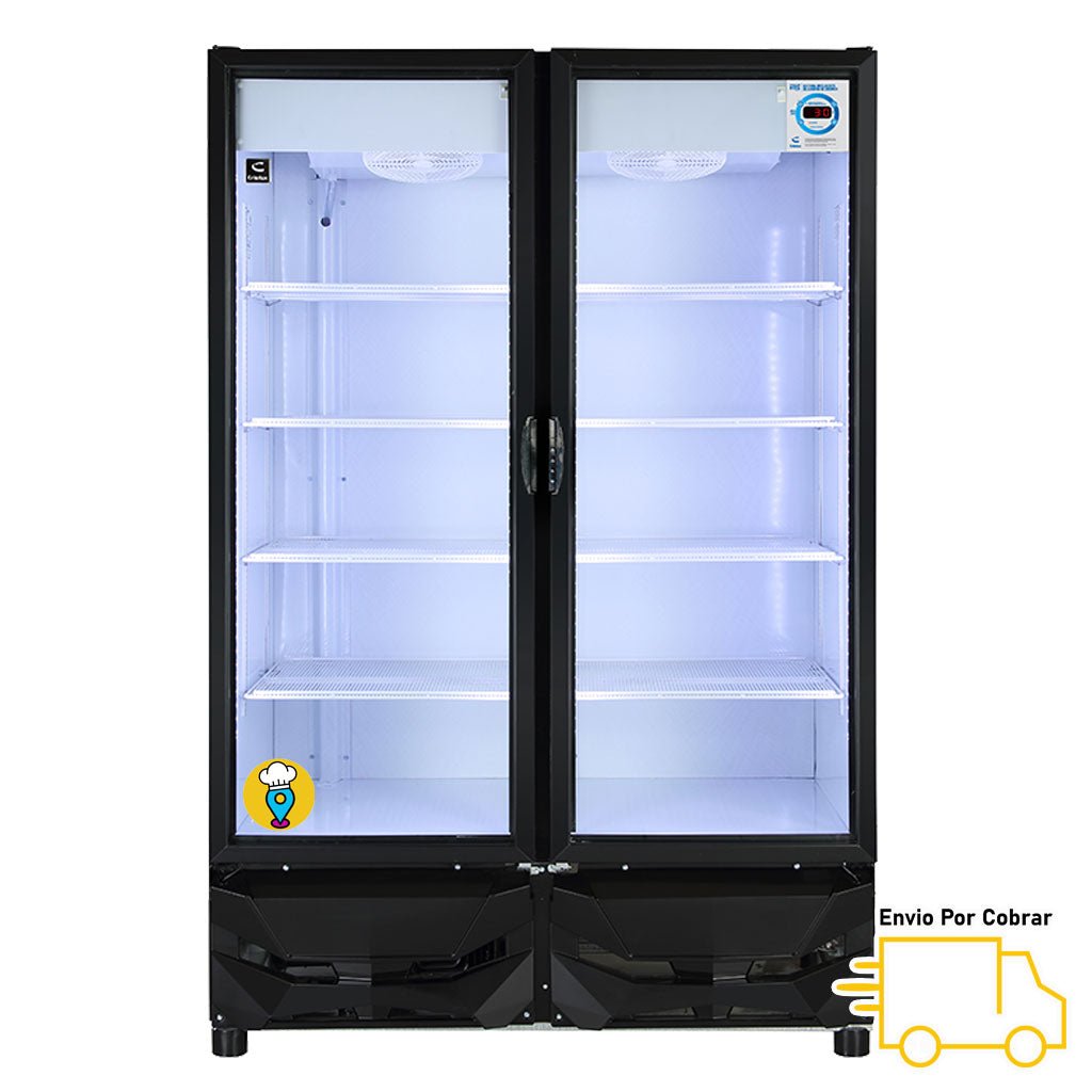 Refrigerador Puertas de Cristal CRIOTEC - CFX-42-2P-Refrigeradores Puerta de Cristal-CRIOTEC-ElLugarDelChef.com