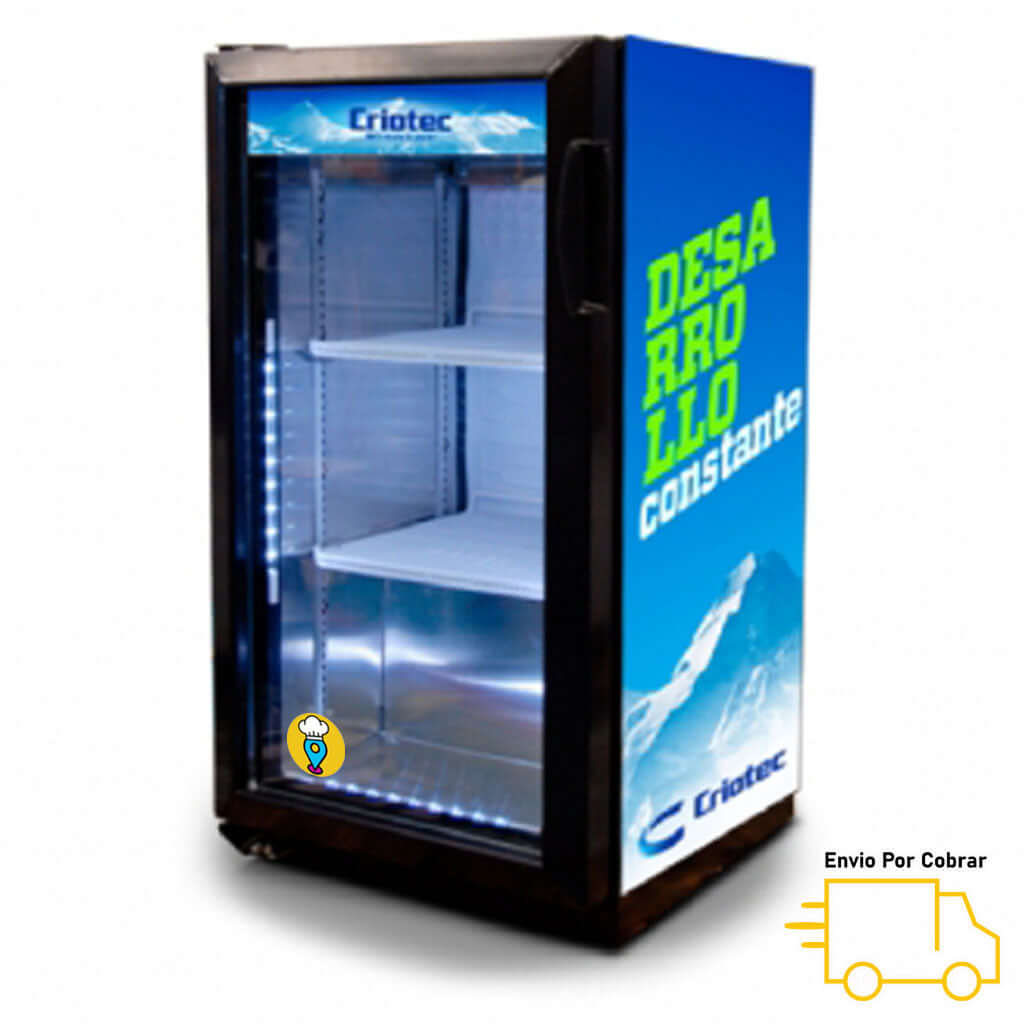 Refrigerador Sobre Barra CRIOTEC - CT-130-Refrigeradores Puerta de Cristal-CRIOTEC-ElLugarDelChef.com