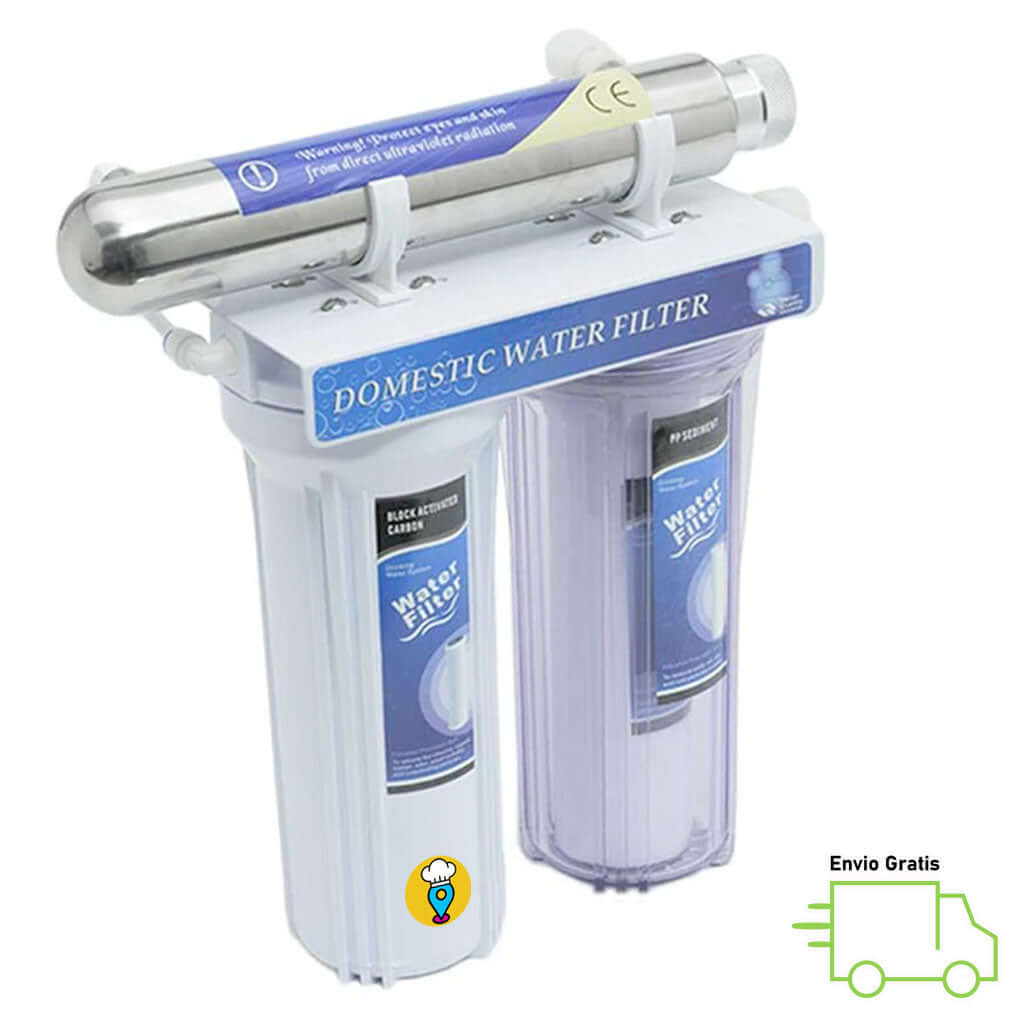 Sistema Purificador de Agua dos Bujías MIGSA - US-212W-Purificadores de Agua-MIGSA-ElLugarDelChef.com